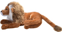 Yatan Aslan Kahve Peluş 65 cm