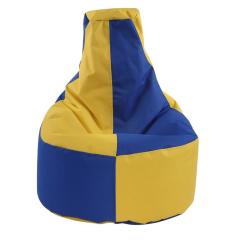 Sarı & Lacivert Armut Koltuk Küçük Boy İmperteks 67*60*25 cm