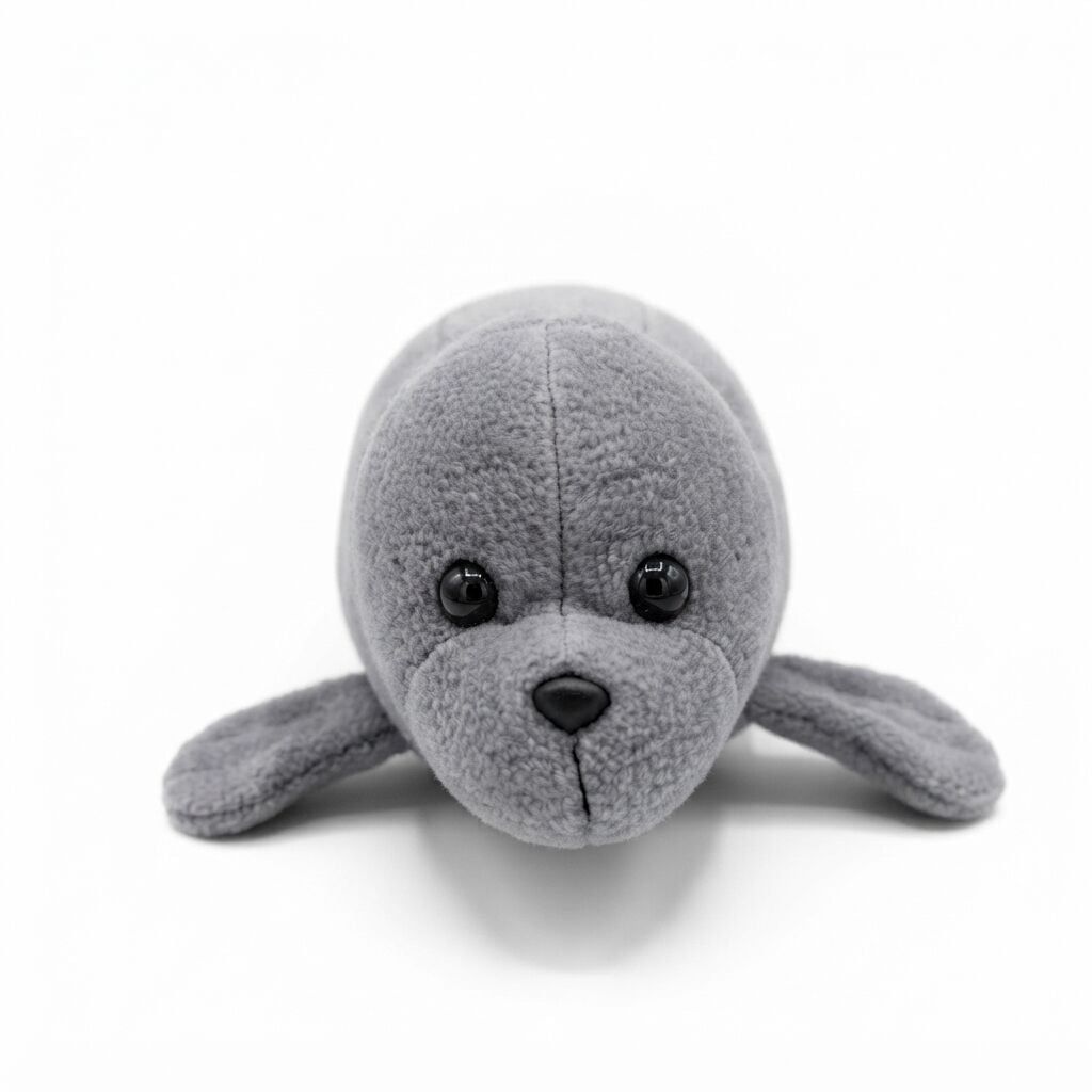 Fok Polar-Peluş Gri 35 cm