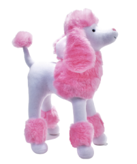 Sevimli Poodle Köpek Pembe 40 Cm