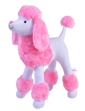 Sevimli Poodle Köpek Pembe 40 Cm